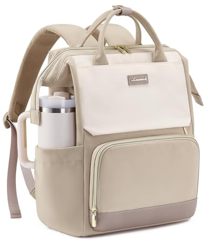 LOVEVOOK Rucksack Damen Groß, 17,3 Zoll Laptop Schulrucksack Teenager Wasserdicht Travel Backpack Women Elegant Uni Schultasche City Tagesrucksäcke Reiserucksack Lehrertasche Arbeitstasche Daypack