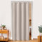 BTTO Rideau de Porte Occultant Thermique Isolant, Lot de 1 Anti Bruit Rideau Separation de Piece avec Oeillets, Décoration de Porte Fenêtre Intérieurs pour Salon Chambre, Beige, 86 x 203cm
