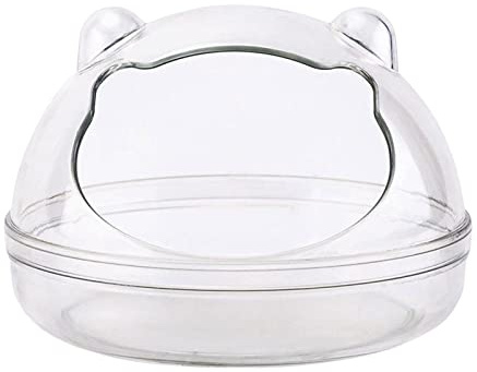 Hamster Sandbad Container Waschbecken Toilette für Vorräte Käfig Zubehör Rund L