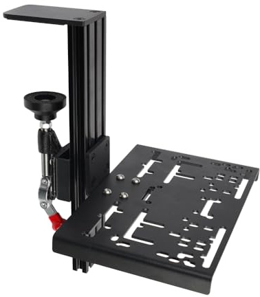 aqxreight Universal Racing Simulator Desk Mount Heavy Duty Aluminum Clamp for Shifter & Handbrake Compatible with, Fanatec Space Saving Solution for Gaming Setups