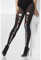 Smiffys Tag der Toten Strumpfhose, Schwarz
