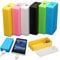 EsportsMJJ 5600mAh 2 X 18650 USB Power Bank Batería Cargador DIY Caso Caja para iPhone Sumsang-Negro
