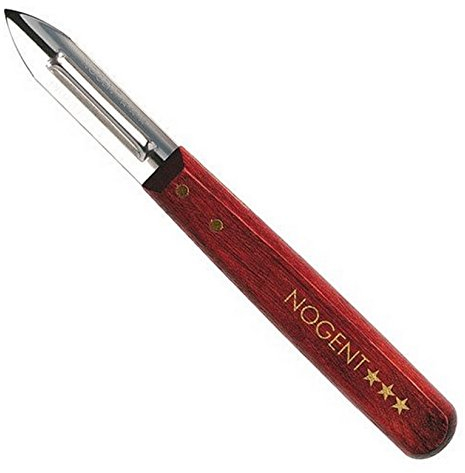Nogent - Juego de 2 peladores de verduras, 2 cuchillas para madera y acero