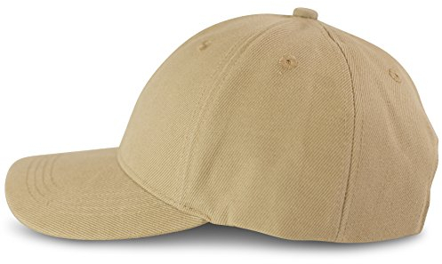 fashionchimp Baseball Basic-Cap in verschiedenen Uni-Farben, Unisex 6-Panel Cap, Kappe (Beige)