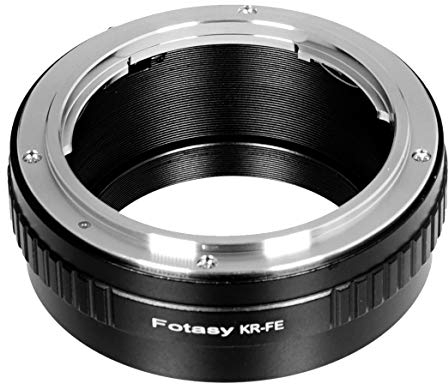Fotasy Konica AR Lens to Sony FE Adapter, AR to E Mount Converter, Konica AR Adapter to FE, fits Sony a7 II a7 III a7R a7R II a7R III a7S a7S II a7S III a9 a7R IV a6600 a6500 a6400 a6300 a6100 a6000