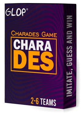 Glop Charades - Games for Adults - Family Board Games for Adults and Kids Ages 8 and Up - Party Games for 2 to 6 Teams - Card Games - Family Games - Board Game- Board Games for Adults