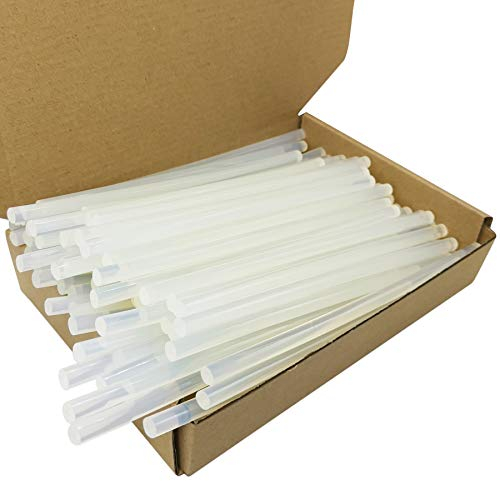 FZGUSYAF Barras de Pegamento Caliente 7x180mm Adhesivo Transparente para Pistola de Pegamento Termofusible de 7mm - Paquete de 110