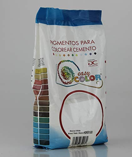 Easy Color Adifugo P. Aditivo hidrofugante. Estearato Pigmento para cemento, mortero y hormigón. (Blanco)