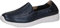 Caprice Damen Slipper aus Leder Flach, Blau (Ocean Per.Deer), 37