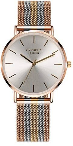 Orphelia Fashion Montre avec Bracelet Femme Analogique Milano IP-rosé