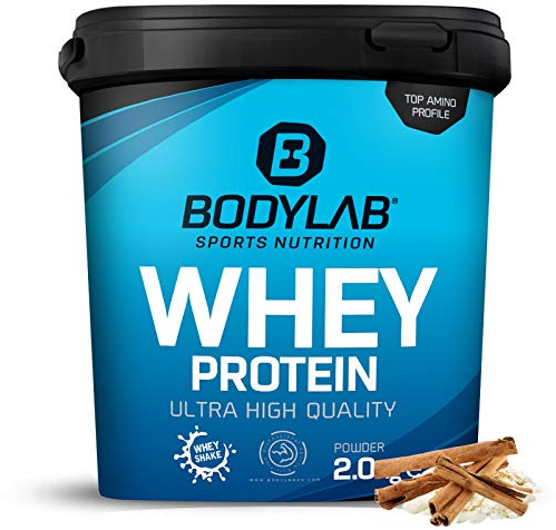 Bodylab24 Whey Protein Pulver, Milchreis-Zimt, 2kg