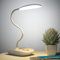 DEEPLITE Lampe de bureau LED 3 modes d'éclairage à intensité variable fonctionne avec piles 5 W contrôle tactile col de cygne flexible lampe de lecture portable pour dortoir bureau chambre à coucher