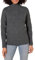 Amazon Essentials Women's Winter Long-Sleeve Jumper, Soft-Touch Funnel Neck Cable Knit, Charcoal Heather, L