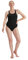 Speedo Donna Eco Endurance+ Kickback Costume intero, Nero, 44