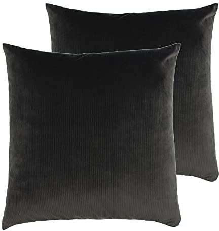 furn. Aurora Kissen, Polyester, Grau, 45 x 45cm, 2