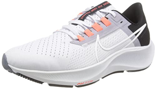 NIKE Women's Air Zoom Pegasus 38 Running Shoe, Black Hyper Pink Lilac Pure Platinum, 10 UK