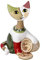 Goebel Rosina Wachtmeister Sammlerfigur Ghiottona aus Biskuitporzellan, Maße: 8,5cm x 6cm x 10cm, 31-400-58-1