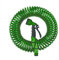 HERSIG - Manguera de Jardín Extensible en Espiral con Pistola de Riego de Color Verde Claro - 10 m
