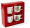 Wrendale Designs Set of 4 Christmas Mug Gift Box Collection Owl, Goose, Dog, and Hare, MMAC3969-XG, Multi Coloured, 0.3liters