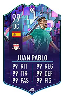 Oedim Carta de Fútbol Personalizada Diseño Flashback, 21x33,5cm, Fabricado en Metacrilato de 4mm, Efecto Espejo, Divertida y Original