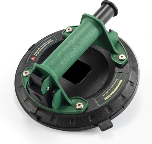 LOOHAOC 8Glassauger-Saugheber Fliesenheber Vakuum Glasheber Einzelsauger für Heben und Transportieren von Glas,Marmorplatten,Metallprodukten (Ragfähigkeit 75 kg)