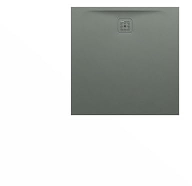 LAUFEN Pro Duschwanne, 1000x1000x33mm, superflach, 0, H2119520790001, Farbe: Betongrau Matt