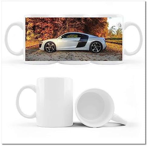 Coffe Tea Mug Cup with Photo Autumn Audi Car
