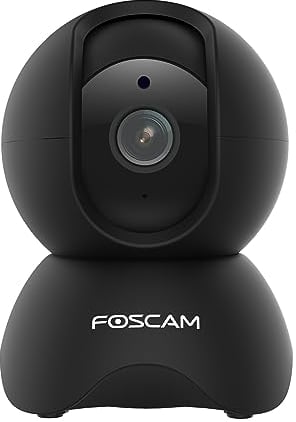 FOSCAM X5-B Telecamera IP motorizzata WiFi, Nero