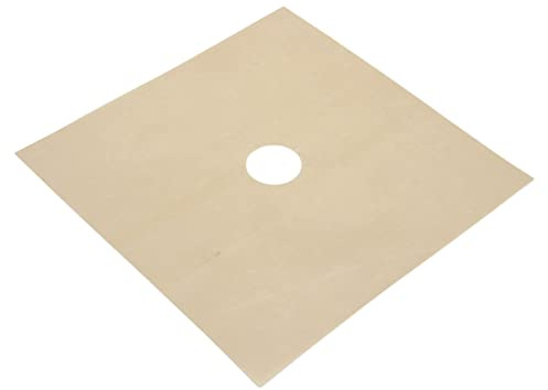 NAMOARLY 4er-pack Antihaftbeschichtete Ofeneinlagen Gasherd-einlagen Schutzfolien Beige Für Herd Und Backofen