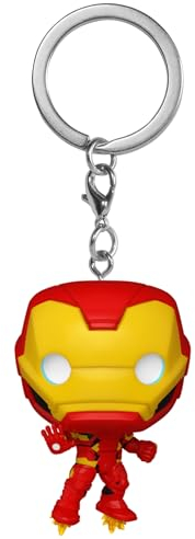 Funko Pop! Keychain: Marvel NC - Iron Man - Marvel Comics Novelty Keyring - Collectable Mini Figure - Stocking Filler - Gift Idea - Official Merchandise - Comic Books Fans - Backpack Decor