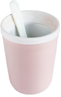 Slushy Cup Slushie Cup Frozen Slushy Maker Cup mit Löffel Hausgemachte Squeeze Cup Quick Frozen Magic Smoothie Maker Silikon Slushie Maschine Wiederverwendbare Slush Eis Milchshake Maker