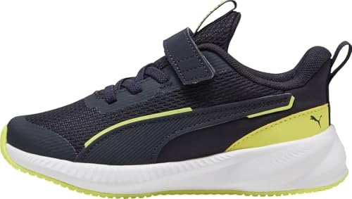 PUMA Flyer 3 AC+ PS, Scarpe da Ginnastica Unisex-Bambini, New Navy-Lemon Sherbert White, 29 EU