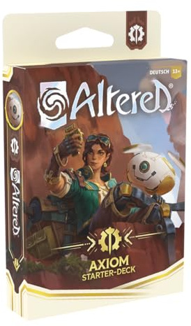 Equinox, Altered: Jenseits der Tore, Axiom Starter Deck, 40 Karten, Sierra, die Ingenieurin - Nicht-kampfbasiertes Gameplay, Sammel-Trading Card Game, Alter 13+, 2 Spieler, 20-30 Minuten, Deutsch