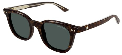 Montblanc MB0320S Sonnenbrille für Herren, aus recyceltem Acetat, mehrfarbig, Einheitsgröße