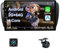2+64GB Kovanda Android Autoradio für SEAT Ibiza 6j IV 2008-2014, 9 Zoll Touchscreen Radio mit Bluetooth WiFi CarPlay Android Auto DSP Rückfahrkamera