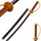 Ace GOL-D-Roger Replica Schwerter, Anime Cosplay Prop, für Cosplay und Sammlung
