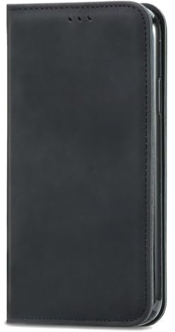 ILING Coque pour Motorola Moto G85 5G, Rétro Peau Portefeuille PU en Cuir Etui avec RFID Blocage/Fentes pour Cartes/Béquille, Très Mince Antichoc Flip Case Housse (Noir)