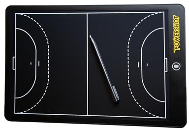 POWERSHOT ECO-verantwortungsvolle Taktische Handballtablette (ohne Tinte) - Innovatives Modell - Taktische Handball tablette Coach Handball