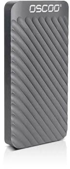 Oscoo 1TB Portable External SSD – High-Speed USB 3.1 PSSD | Slim & Lightweight Externe SSD for Windows, Mac, PS5, Xbox | Durable Storage Solution for Data Backup & Transfer | Warranty