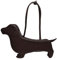 CRGANGZY Umhängetasche in Cartoon-Hundeform, einzigartige Neuheit-Handtasche, Designer-Clutch, süße Abendparty-Tasche for Frauen und Mädchen (Kaffee)