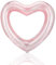 Schwimmring für Erwachsene,Pink Liebe Schwimmreifen Aufblasbar Wasserspielring-90cm,Dicke PVC Pool Aufblasbar Schwimmen Ring für Frauen Mädchen Sommer Schwimmbad Wasser Outdoor Spielzeug Party Zubehör