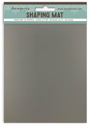 Stamperia - Shaping Mat for Scrapbooking, Albums, Bullet Journalling and More, Helps Shape Designs and Protects Surfaces when Cutting, Perfect for Crafts and Gifting, 1.5cm Thick Foam (A6)