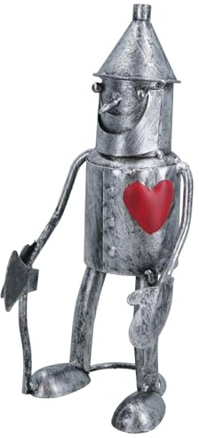 AB Tools Tin Man Standing Garden Ornament Lawn Art Sculpture Statue Yard Home Decor