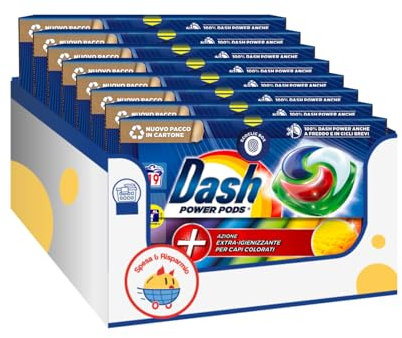 Capsule Lavatrice Extra Igienizzanti per Capi Colorati – 19 Lavaggi – Variazioni 4/8/12 Pezzi (8)