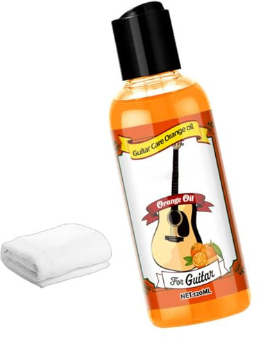 Pratico olio per tastiera per chitarra, 120 ml, pulisce in modo sicuro e previene danni al legno per strumenti musicali, lucidatura strumenti musicali