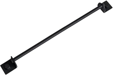 Gedotec Möbelgriff PORTELLO schwarz sandgestrahlt | Griff aus Metall 320 mm Bohrabstand | Möbelgriff Antik für Kommode Schrank Küchenschublade | Vintage Schrankgriff