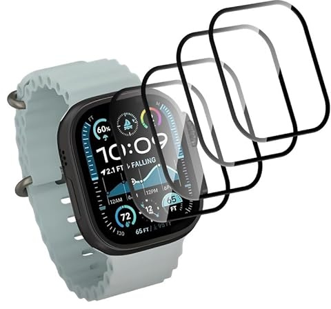 Banuyaw für Schutzfolie für Apple Watch Ultra 3 49mm Folie, Weich TPU Schutz für Panzerfolie Apple Watch Ultra 3 49mm Displayschutz, Sensitive Touch Panzer Schutz Glas für 4 Stück Handyfolie
