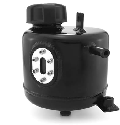 Serbatoio di espansione per troppo pieno del liquido raffreddamento radiatore, adatto per Mini Cooper S R52 R53(Black)