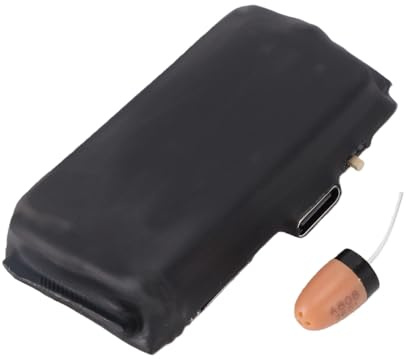 LICAEVEY Écouteur Discret, Léger, Portable et sans Fil avec Module Double Mode GSM et Bluetooth, pour Les Performances Scéniques, L'animation de Conférences et Les commentaires.