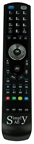 SimplyAll Compatible Remote Control for the Philips DVP5960